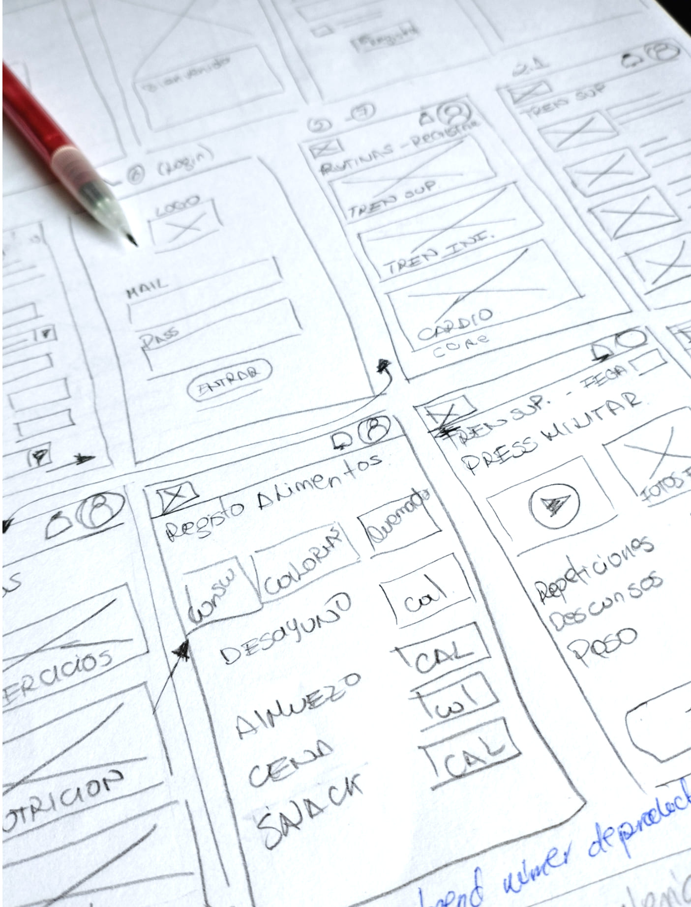 PeakFit App - user flow